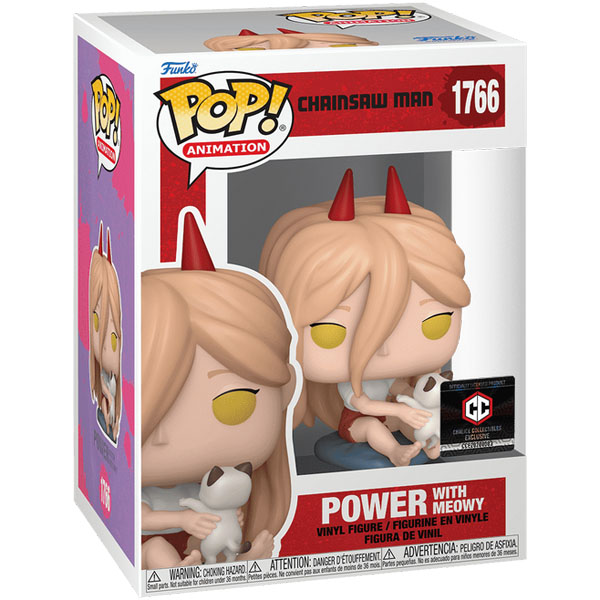 Funko POP #1766 Chainsaw Man Power with Meowy Exclusive Figure